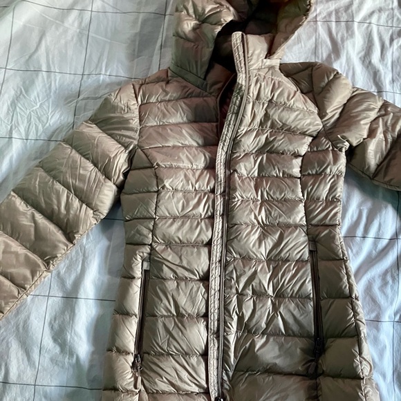 32 Degrees Heat Packable Down Beige Puffer Jacket XS NWT - Picture 1 of 4